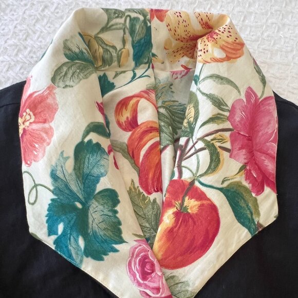 Funky & Unique Crop Jacket - Handmade - Solid & Floral - Size M/L - Picture 10 of 14